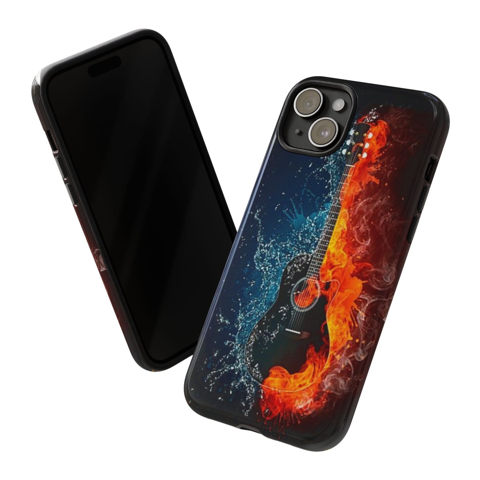 Fiery Guitar Phone Case - Artistic Protector, Music Lover Gift, Vibrant Accessory for Artists and Musicians, Personalized Tech Item, Unique - Image 88