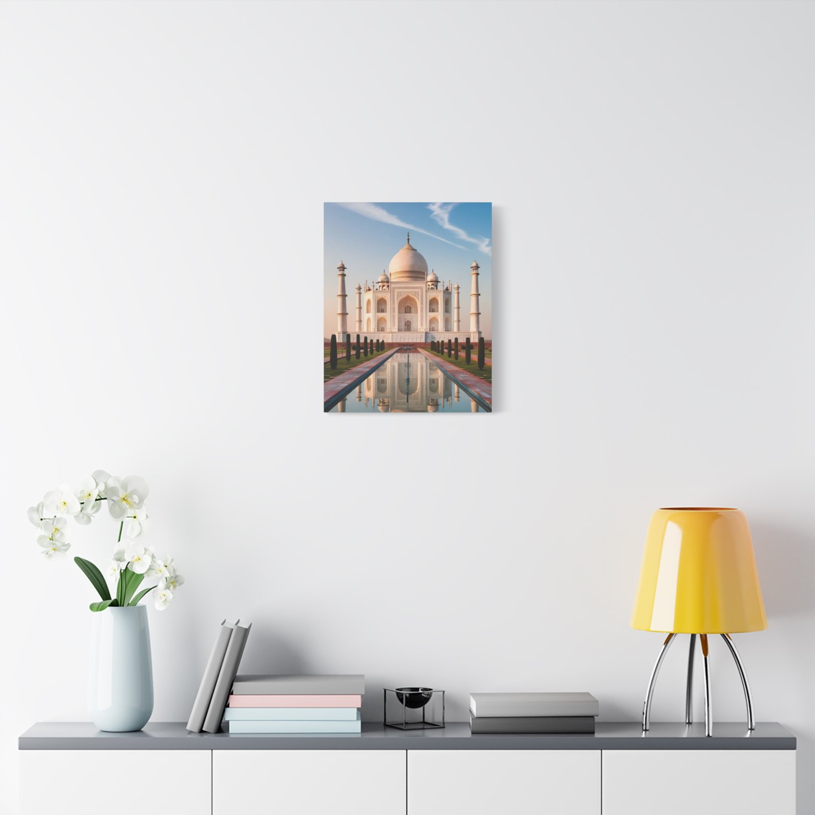 Elegant Taj Mahal Canvas Print, Home Decor Art, Wall Art for Living Room, Gift for Art Lovers, Unique Home Decoration - Image 4