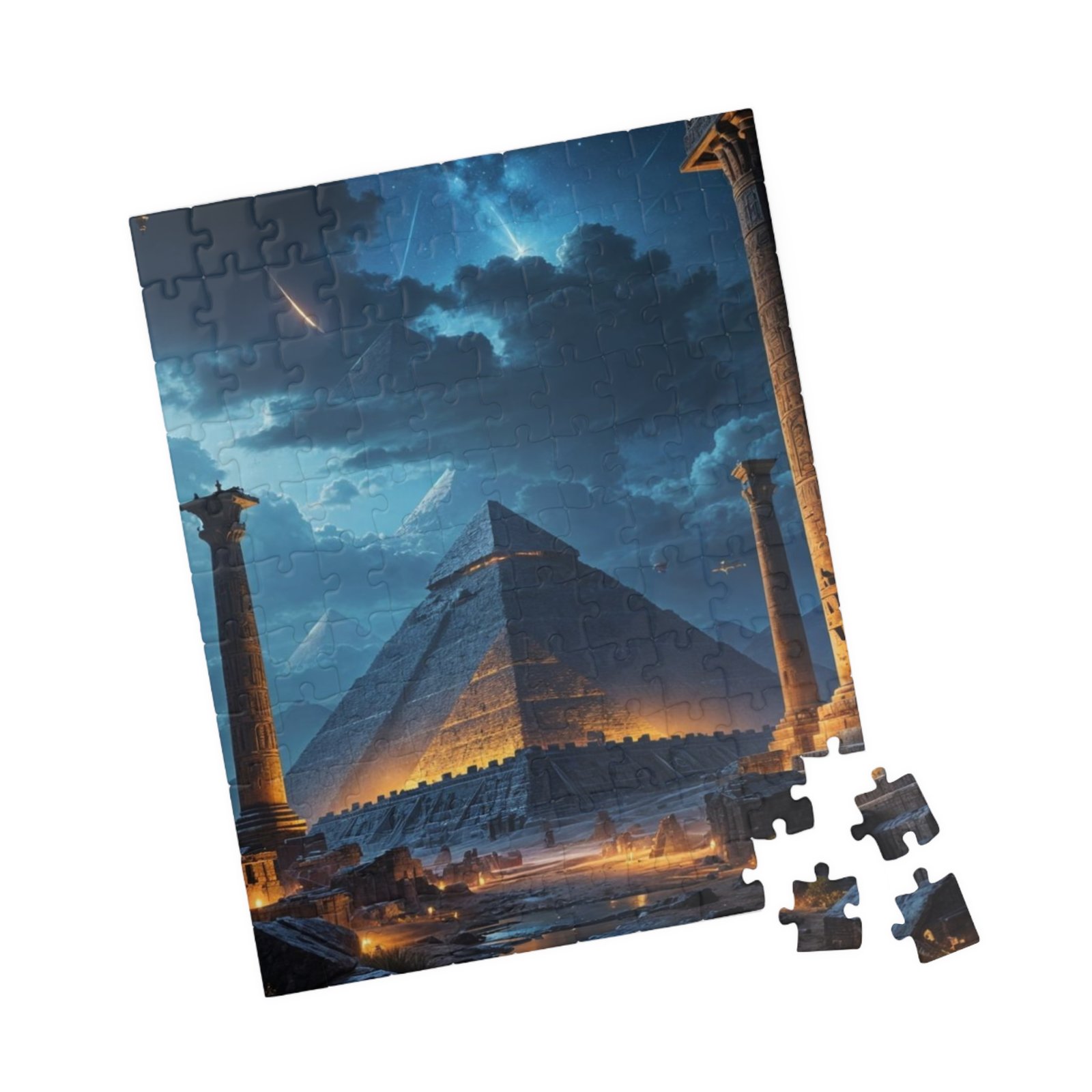 Mystical Pyramid Puzzle - Adventure Vibes, Gift for History Lovers, Relaxing Activity, Home Décor, Educational Fun - Image 3