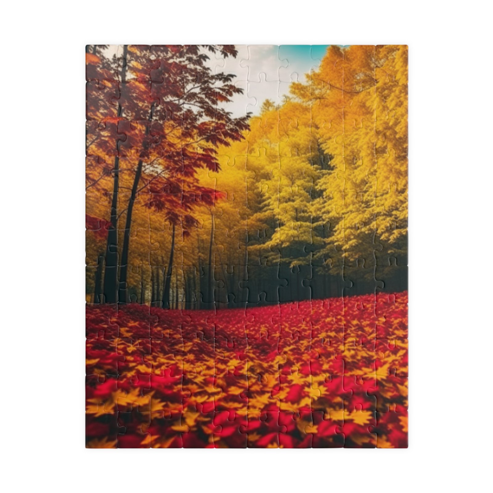 Autumn Forest Puzzle (110, 252, 520, 1014-piece) - Cozy Vibes, Great Gift for Nature Lovers, Relaxation, Family Time, Fall Decor
