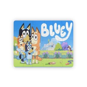 Bluey Kids' 30-Piece Puzzle, Fun Learning Toy, Family Game Night, Educational Gift, Child's Birthday, Playtime Activity