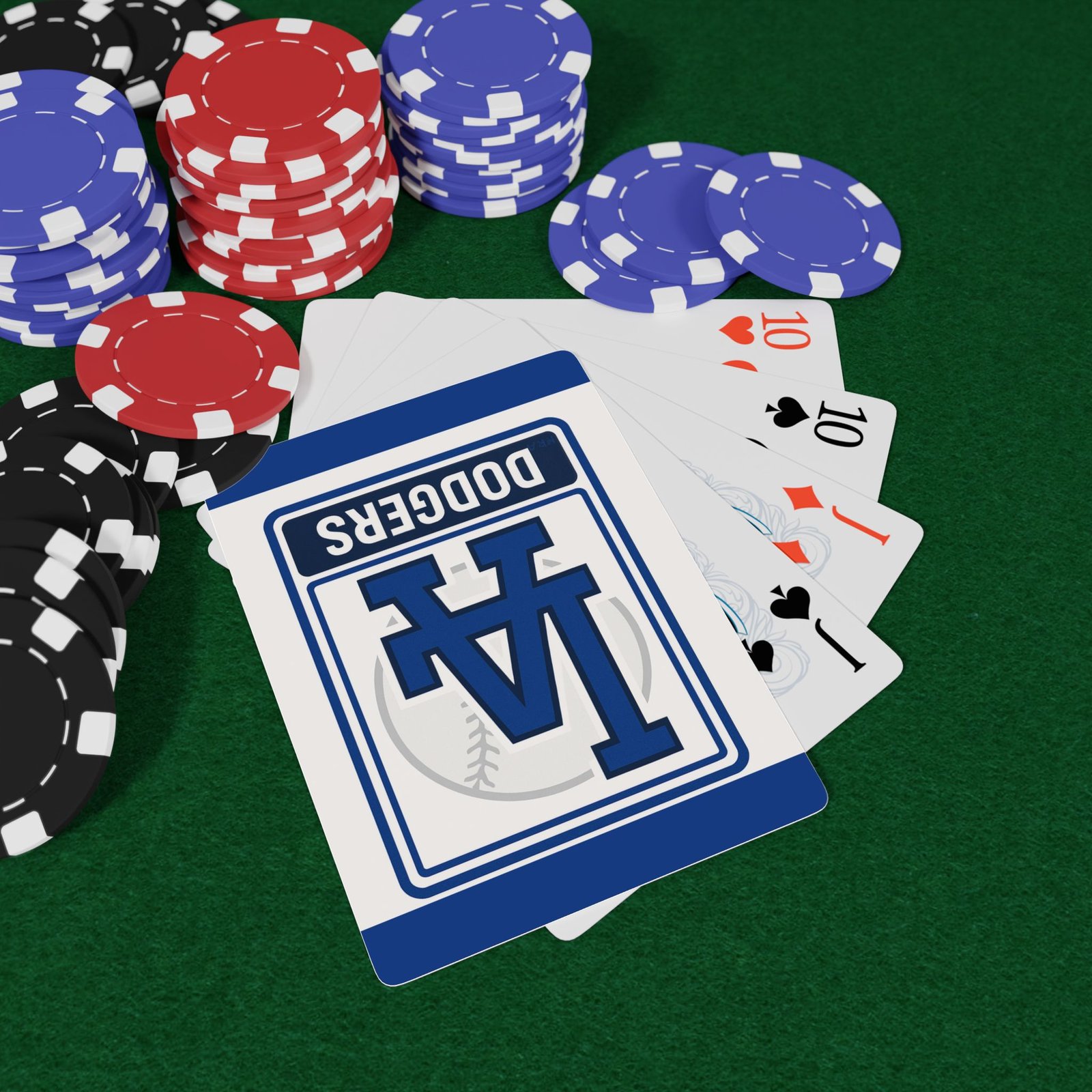 Dodgers Logo Poker Playing Cards — MLB Team Deck for Game Nights & Fans - Image 5