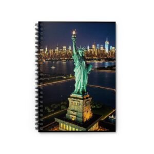 Statue of Liberty Spiral Notebook, Perfect for Journaling, Gifts for Travelers, Home Decor, Academic Studies, NYC Memorabilia