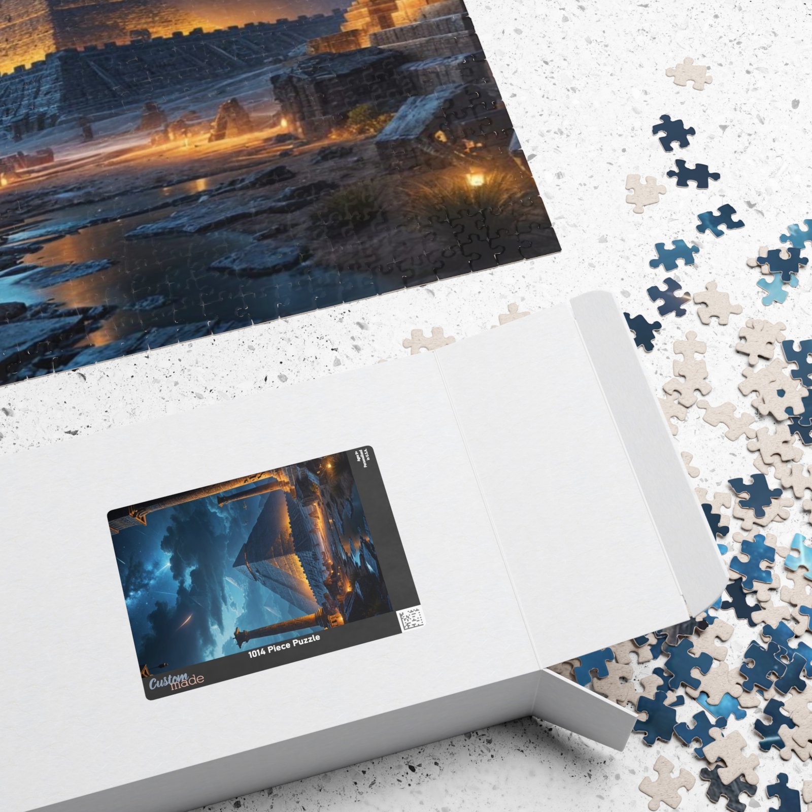 Mystical Pyramid Puzzle - Adventure Vibes, Gift for History Lovers, Relaxing Activity, Home Décor, Educational Fun - Image 6