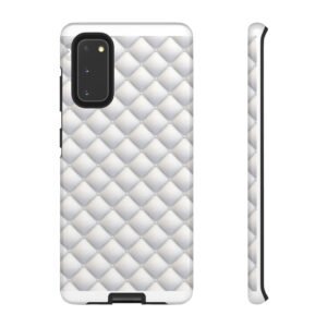 Elegant Quilted Phone Case, Stylish Mobile Cover, Tough Cases for Protection, Great Gift for Birthdays, Chic Tech Accessories