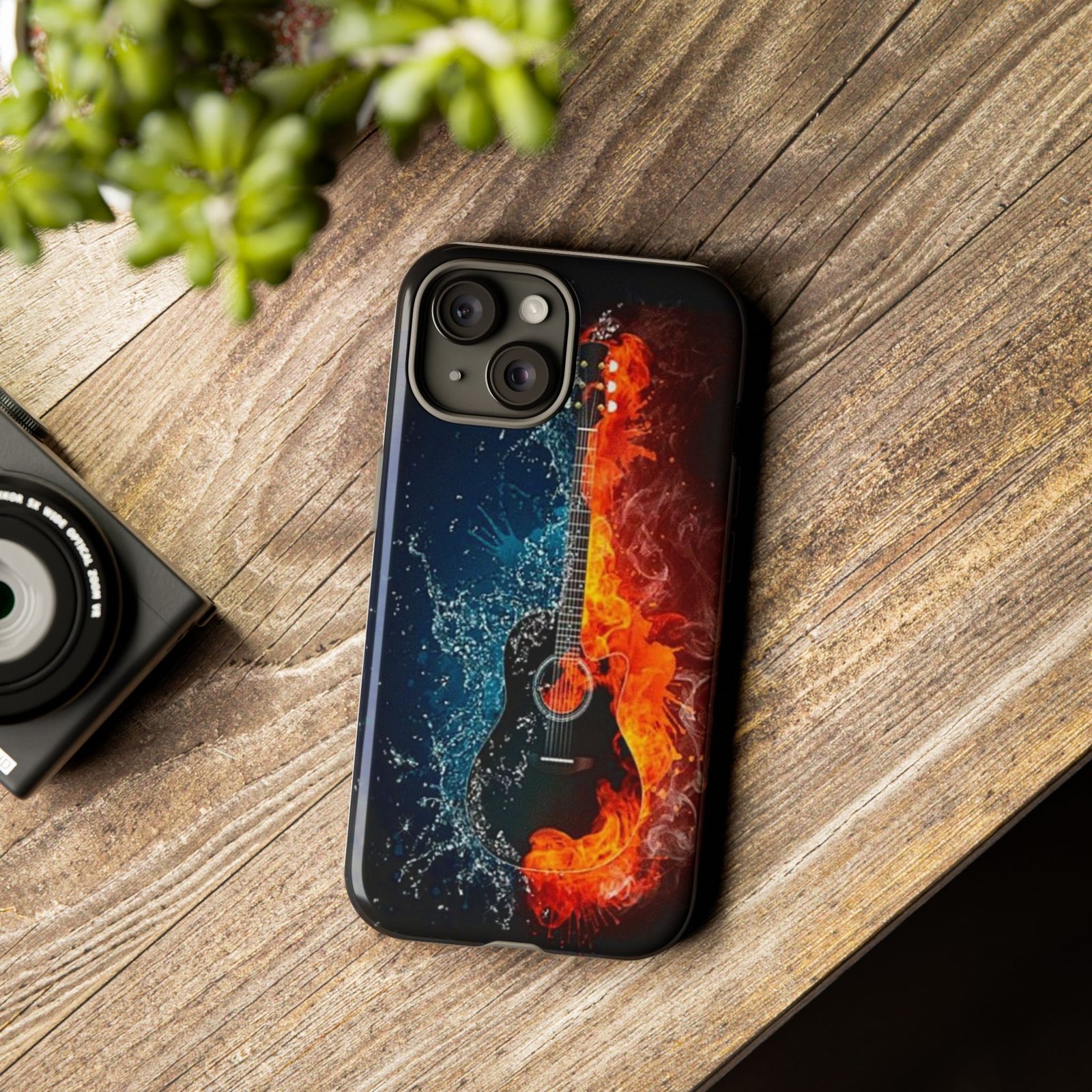 Fiery Guitar Phone Case - Artistic Protector, Music Lover Gift, Vibrant Accessory for Artists and Musicians, Personalized Tech Item, Unique - Image 83