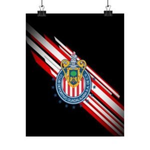 Chivas Guadalajara Sporty Matte Vertical Posters for Fans, Club Art, Wall Décor, Gift for Sports Lovers, Team Spirit Decor, Home Bar Art