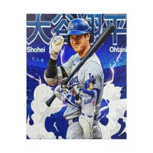 Otani MLB Sports Puzzle, Baseball Fan Gift, Custom Puzzle for Kids, Sports Decor, Puzzle Toy for Family