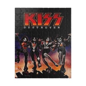 KISS Destroyer Puzzle 1014-Piece, Vintage Rock Art, Music Lover Gift, Collectible, Home Decor, Fun Activity