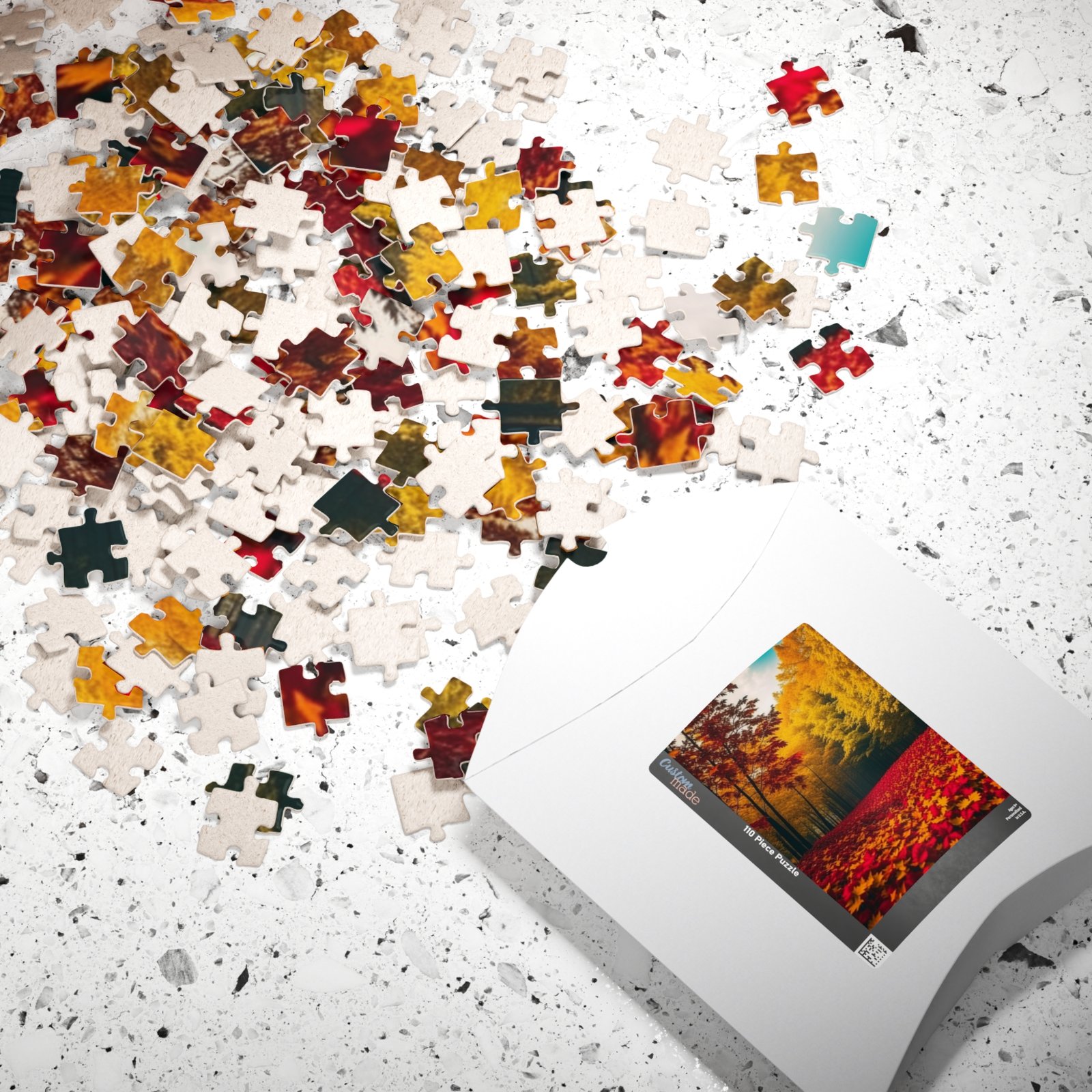 Autumn Forest Puzzle (110, 252, 520, 1014-piece) - Cozy Vibes, Great Gift for Nature Lovers, Relaxation, Family Time, Fall Decor - Image 8