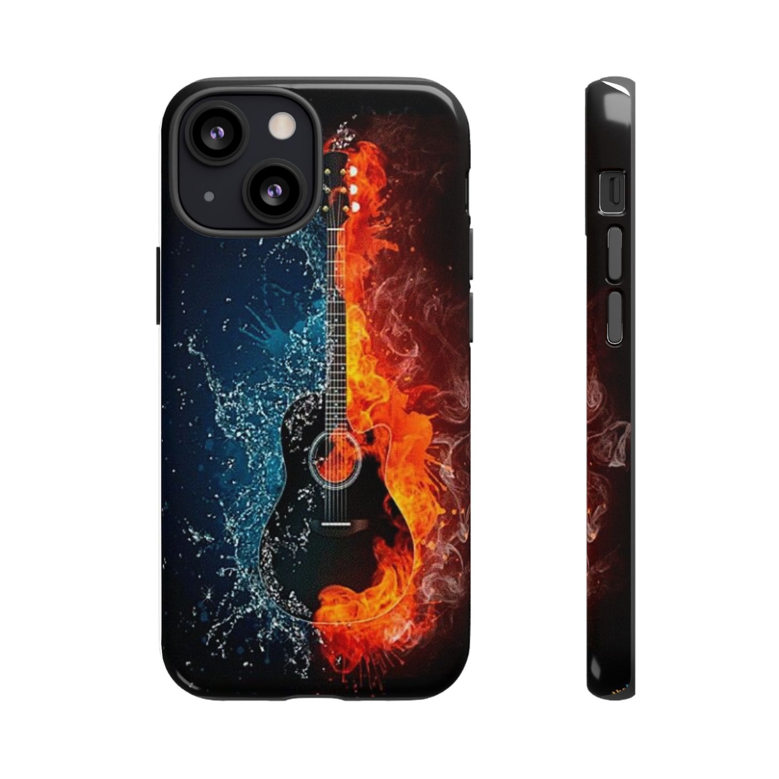 Fiery Guitar Phone Case - Artistic Protector, Music Lover Gift, Vibrant Accessory for Artists and Musicians, Personalized Tech Item, Unique - Image 11
