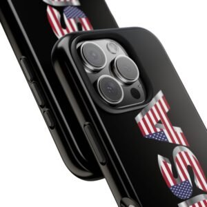 USA American Flag Tough Phone Cases, Patriotic Military Style Protective Covers