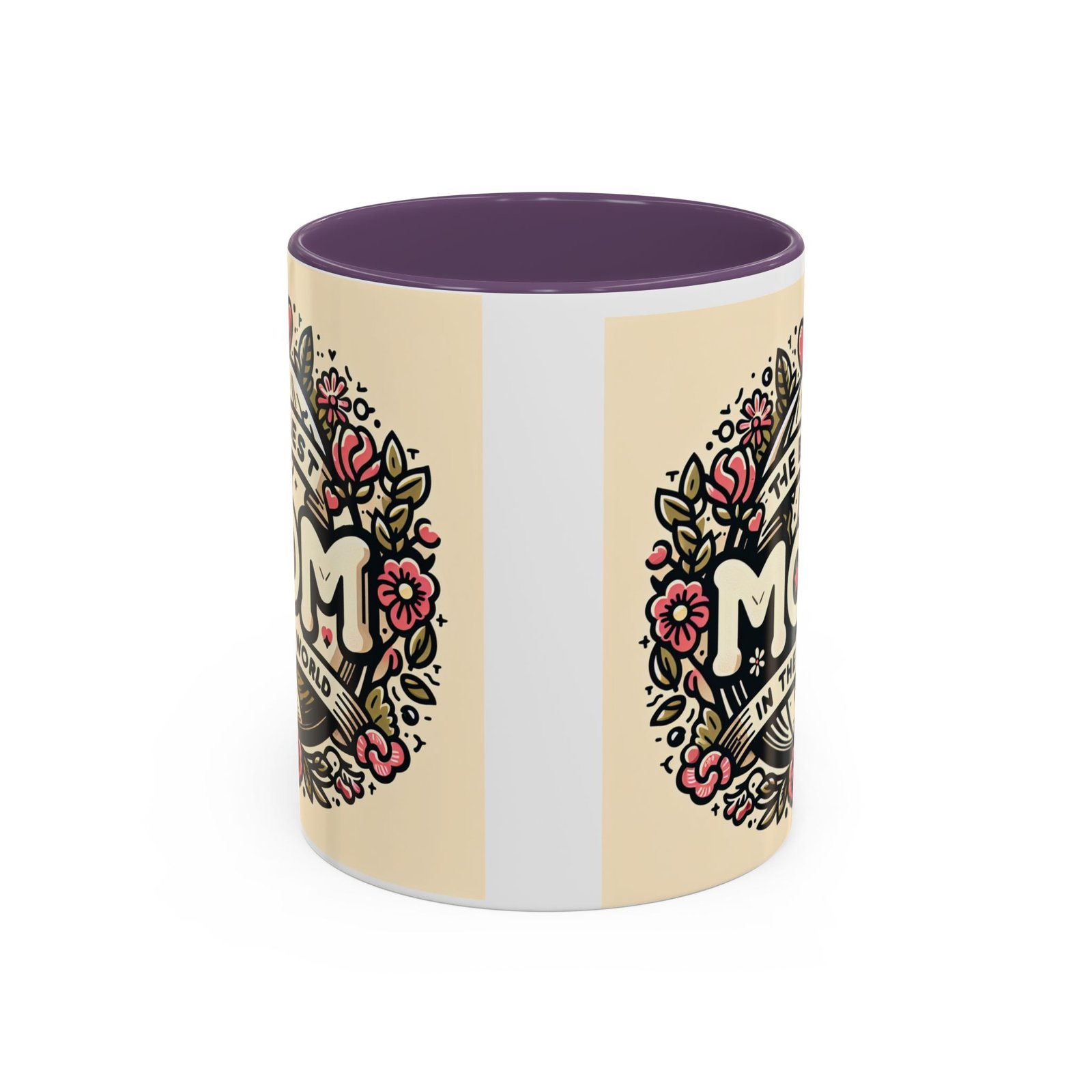 Floral Mom Coffee Mug - The Best Mom in the World, Gift for Mom, Mother's Day, Coffee Lover, Tea Mug, Floral Decor - Image 7