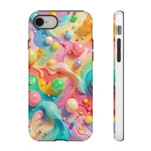 Colorful Phone Case | Tough Cases | Vibrant Phone Cover, Fun Design, Abstract Art, Gift Idea, Trendy Accessory