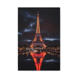Eiffel Tower Canvas Art, Paris Home Decor, Wall Artwork for Travel Lovers, Gifts for Her, Modern Living Room Decor