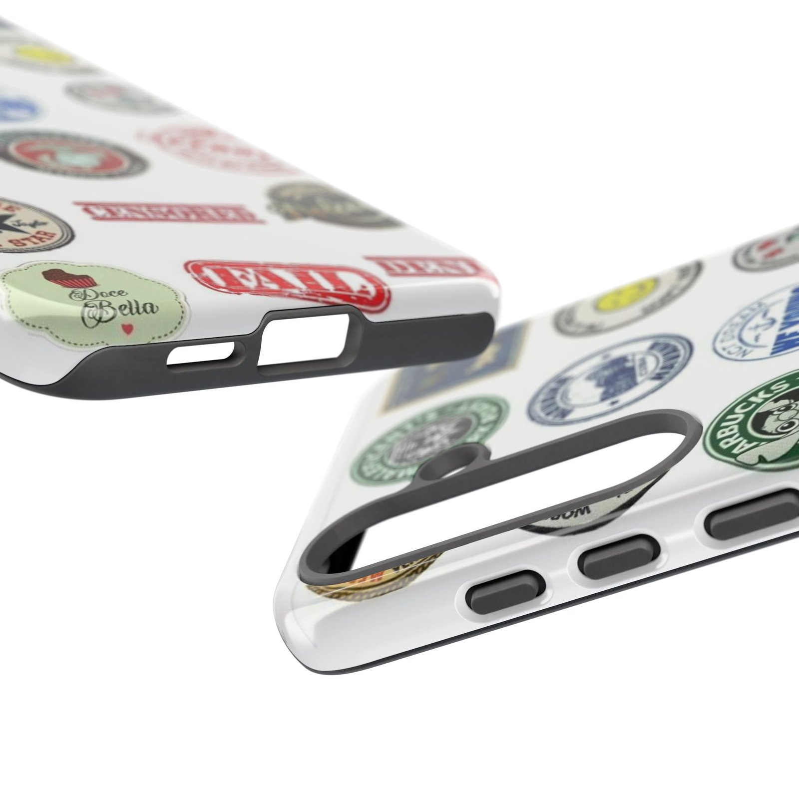 Vintage Patch Phone Case, Tough Cases, Retro Design, Unique Gifts for Coffee Lovers, Fun Cell Phone Cover, Hipster Accessory - Image 162