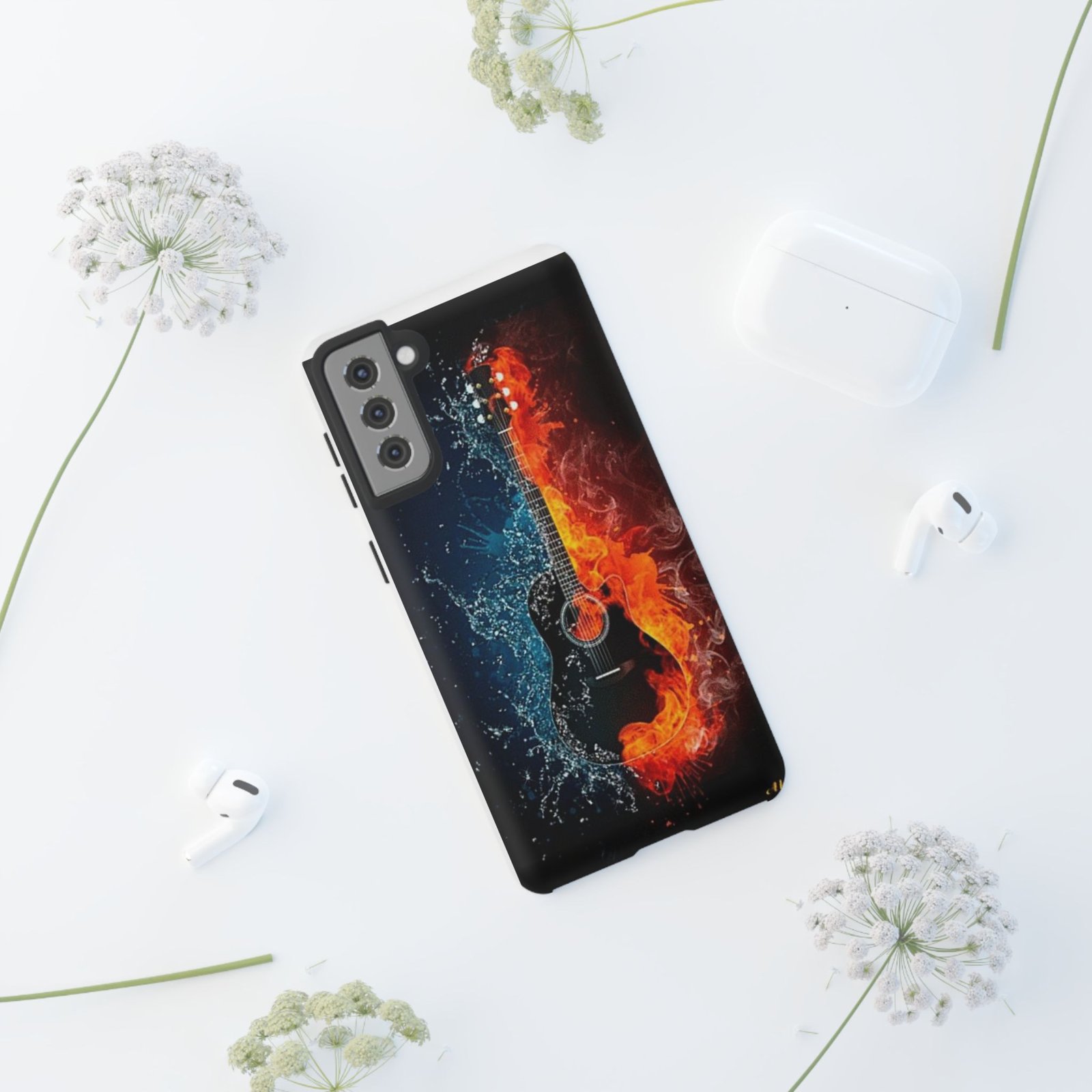 Fiery Guitar Phone Case - Artistic Protector, Music Lover Gift, Vibrant Accessory for Artists and Musicians, Personalized Tech Item, Unique - Image 28