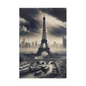Paris Eiffel Tower Puzzle Art - 110, 252, 520, 1014-pieces, Paris themed gift, jigsaw puzzles for adults, home decor, travel memories