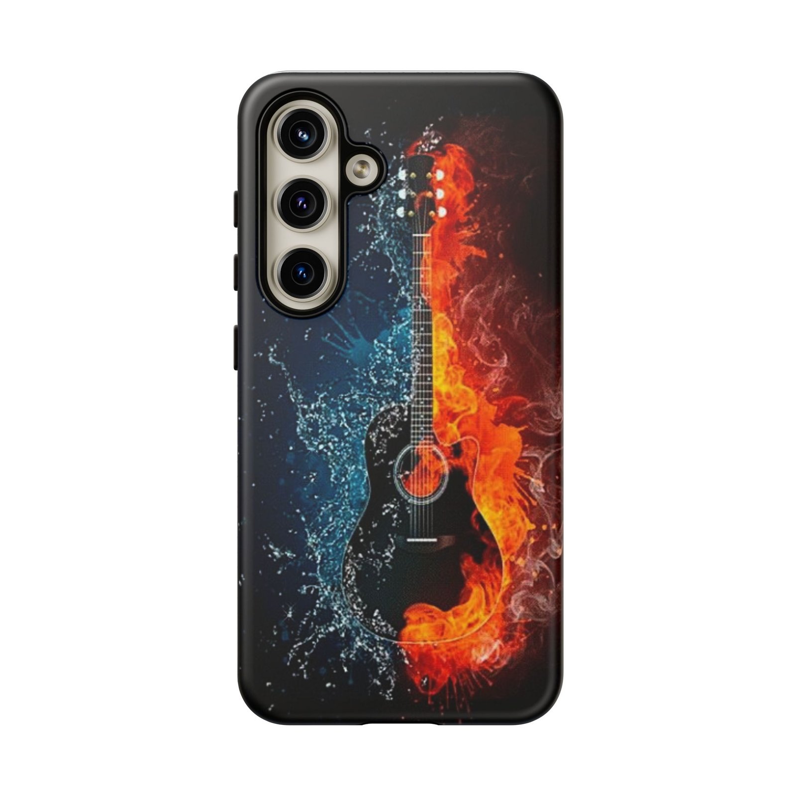 Fiery Guitar Phone Case - Artistic Protector, Music Lover Gift, Vibrant Accessory for Artists and Musicians, Personalized Tech Item, Unique - Image 100