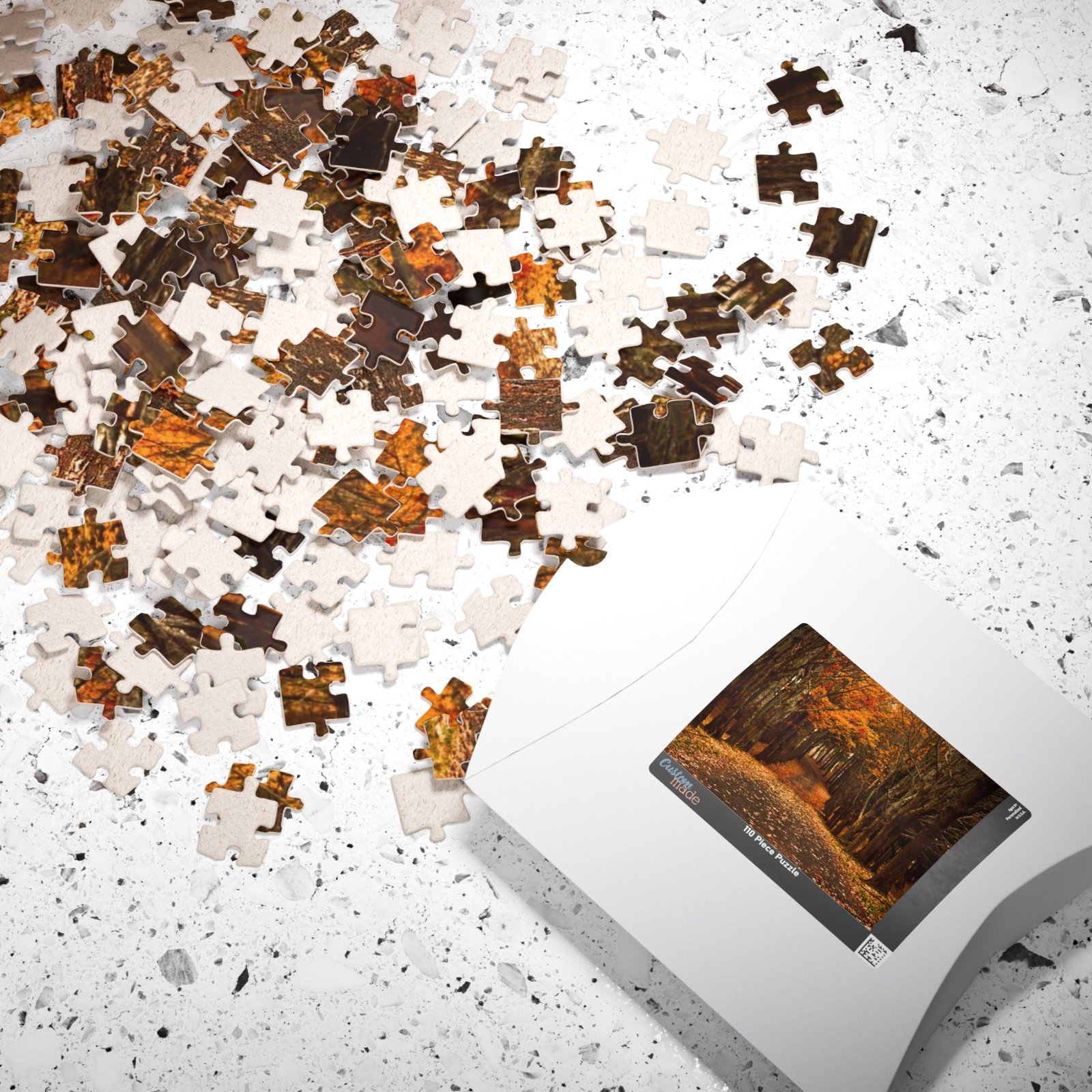 Autumn Path Puzzle, 110-1014 piece jigsaw, Fall décor, Relaxing gift, Family activity, Cozy nights in - Image 4