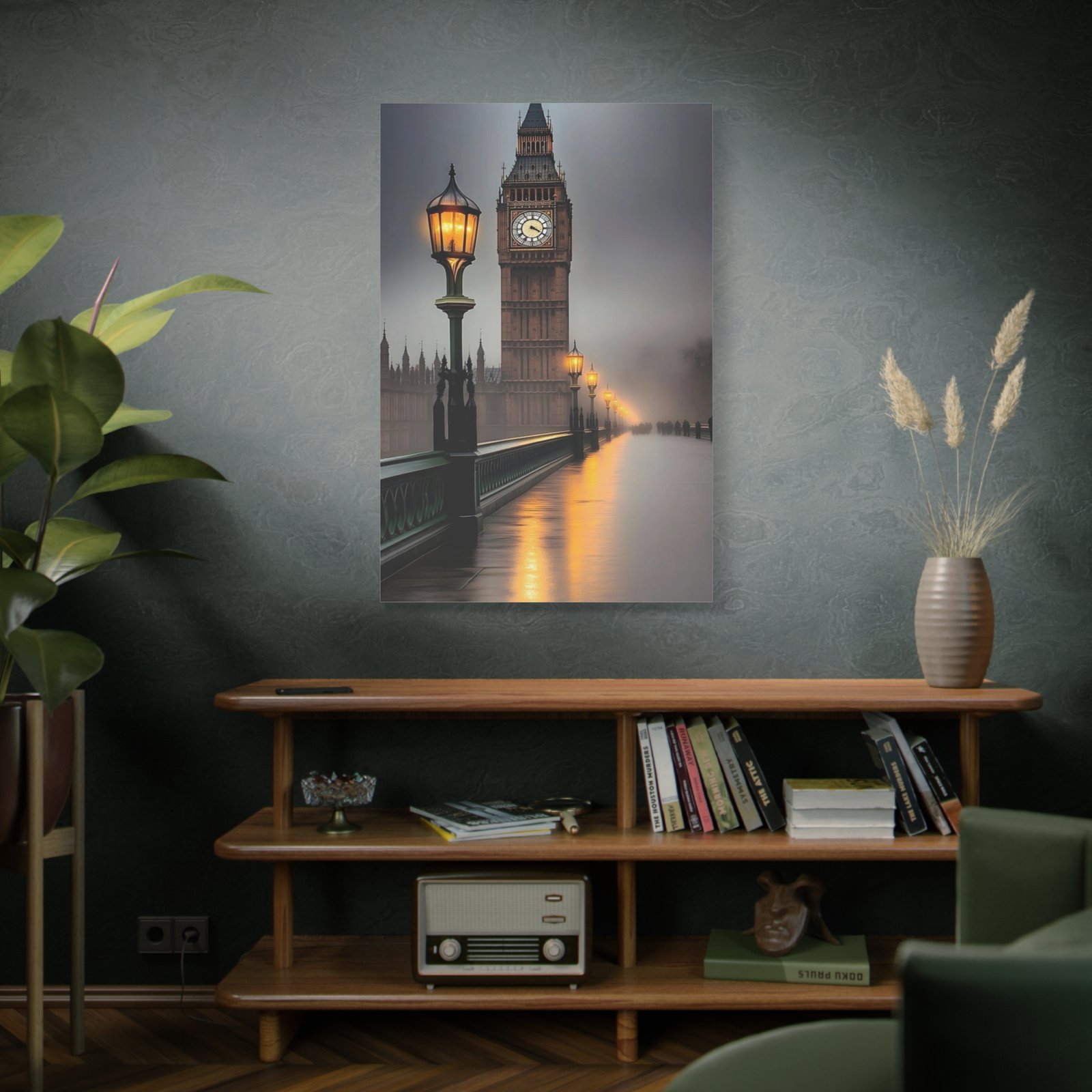 London Fog Canvas Art Print, Stunning Big Ben Wall Decor, Photography, Home Decoration, Gift Idea for Travelers, Bedroom Wall Art, 1.25" - Image 9