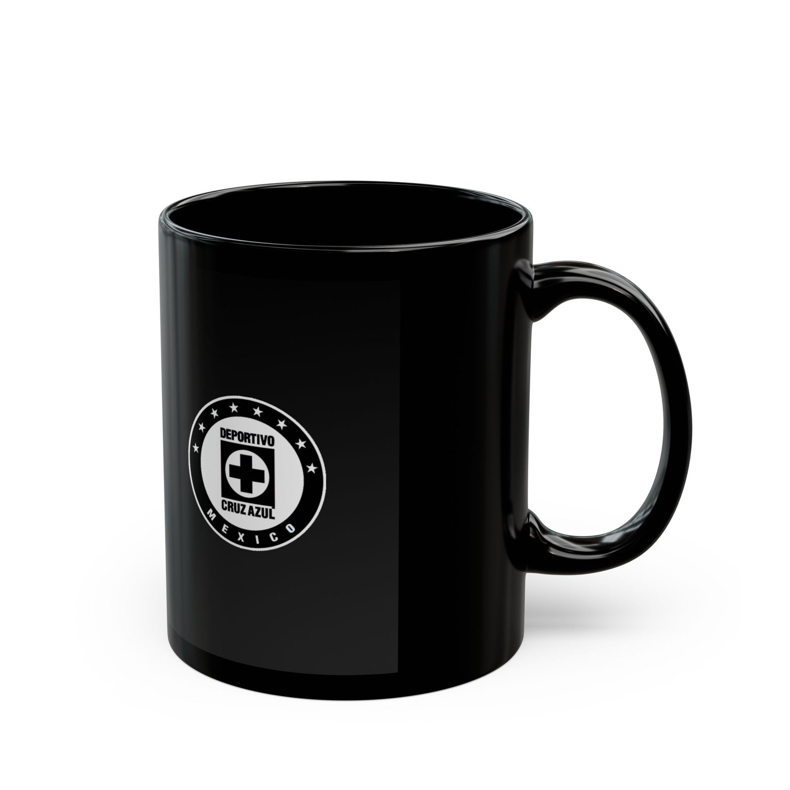 Cruz Azul Soccer Crest Black Mug – 11oz & 15oz Fan Coffee Cup - Image 3