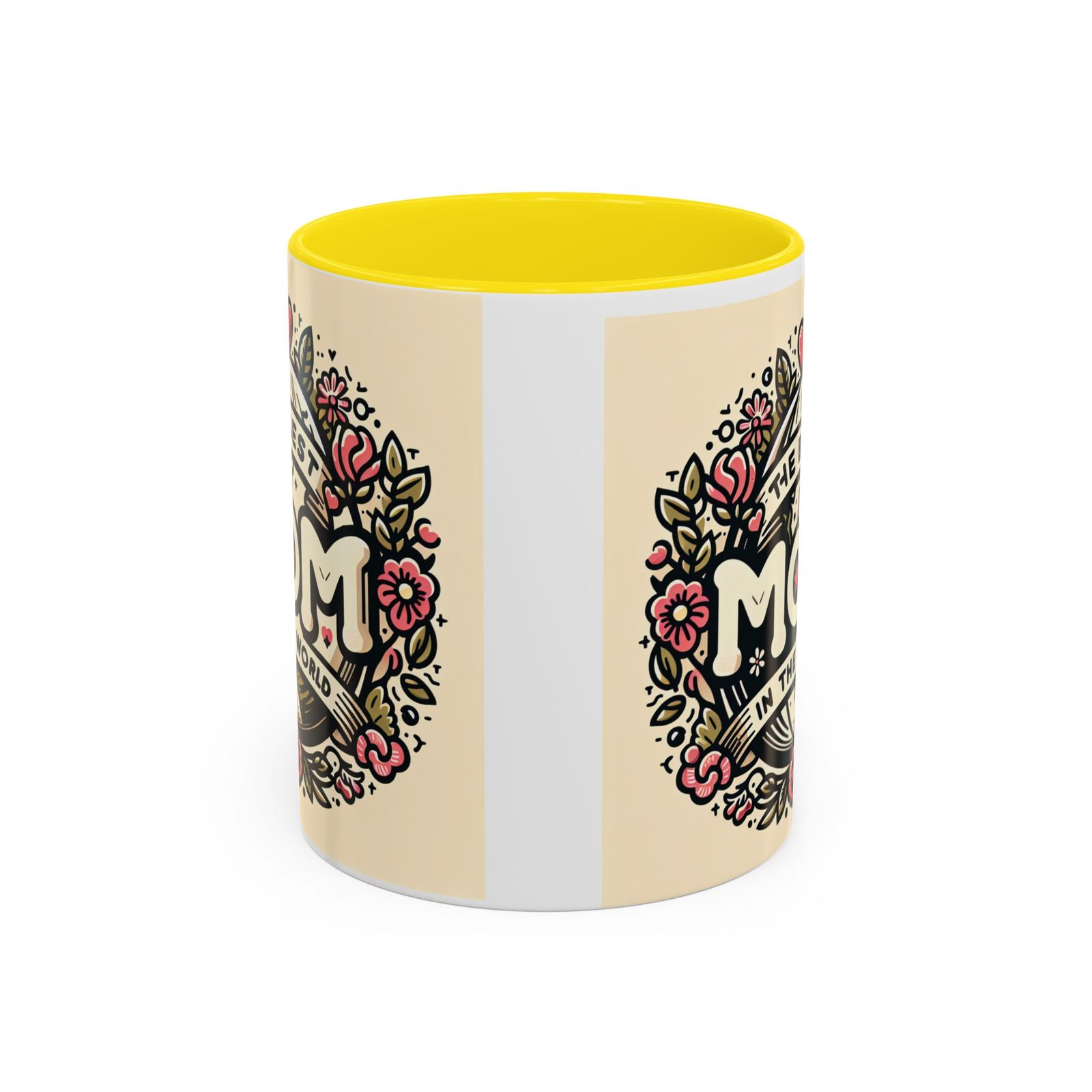 Floral Mom Coffee Mug - The Best Mom in the World, Gift for Mom, Mother's Day, Coffee Lover, Tea Mug, Floral Decor - Image 8