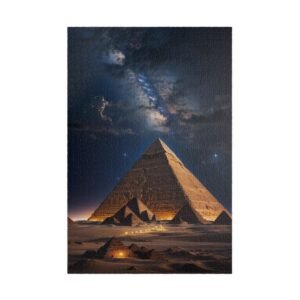 Majestic Pyramid Puzzle - 110, 252, 520, 1014-piece, Ancient Egypt Gift, Jigsaw Fun, Family Activity, Home Decor