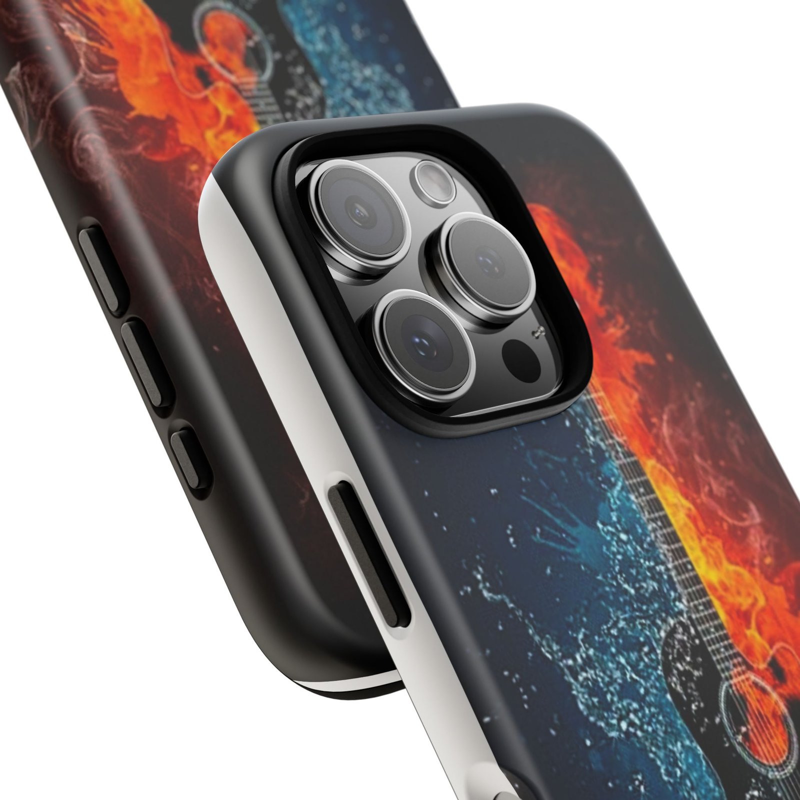 Fiery Guitar Phone Case - Artistic Protector, Music Lover Gift, Vibrant Accessory for Artists and Musicians, Personalized Tech Item, Unique - Image 129