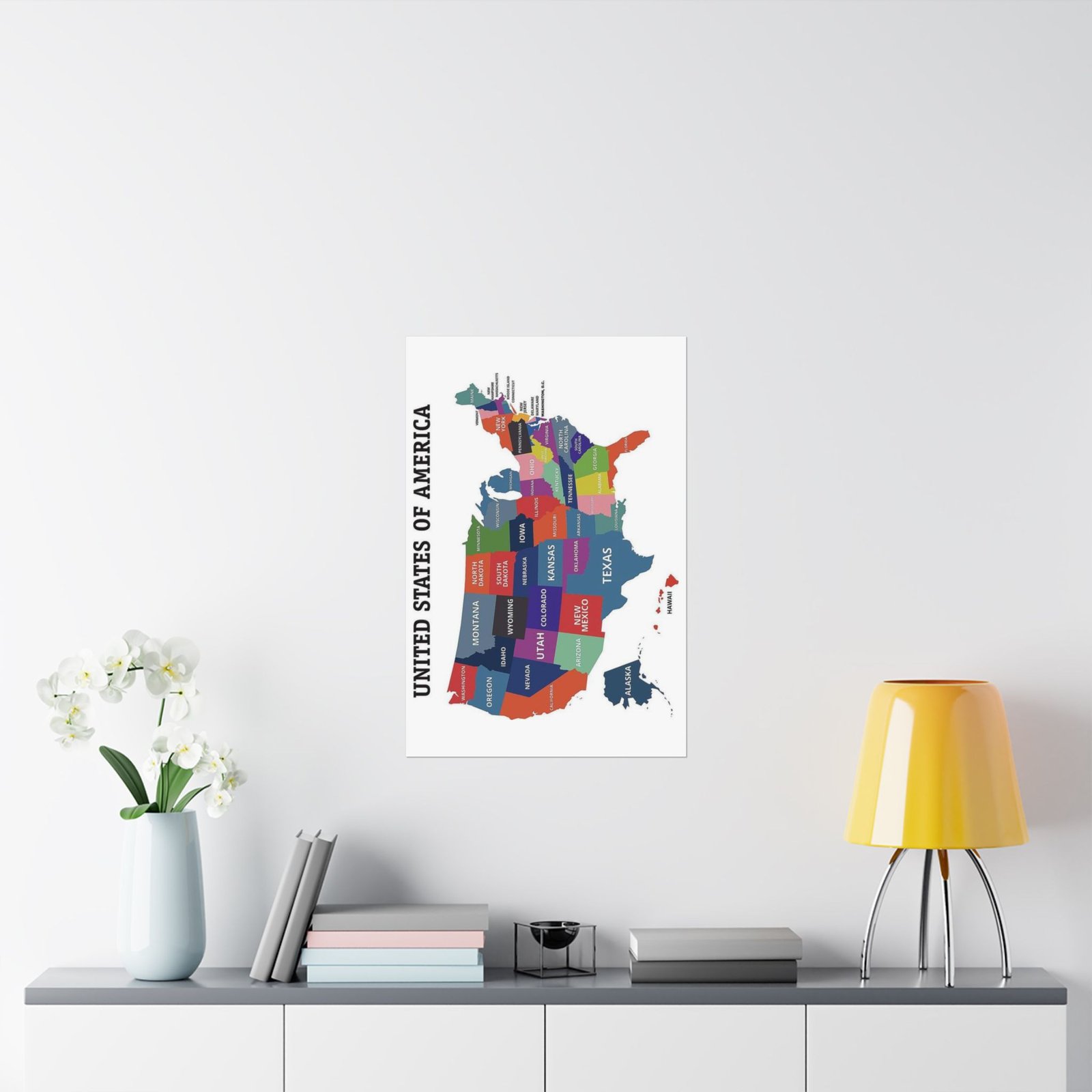 Interactive State Map Poster - Perfect for Home Decor, Educational Gift, Adventure Planning, Travel Enthusiasts, Wall Art - Image 7