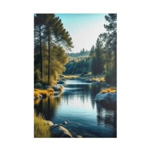 Serene Nature Puzzle - 110, 252, 520, 1014-piece | Relaxation Gift, Family Fun, Outdoor Decor, Mindfulness Activity, Nature Lover's Game