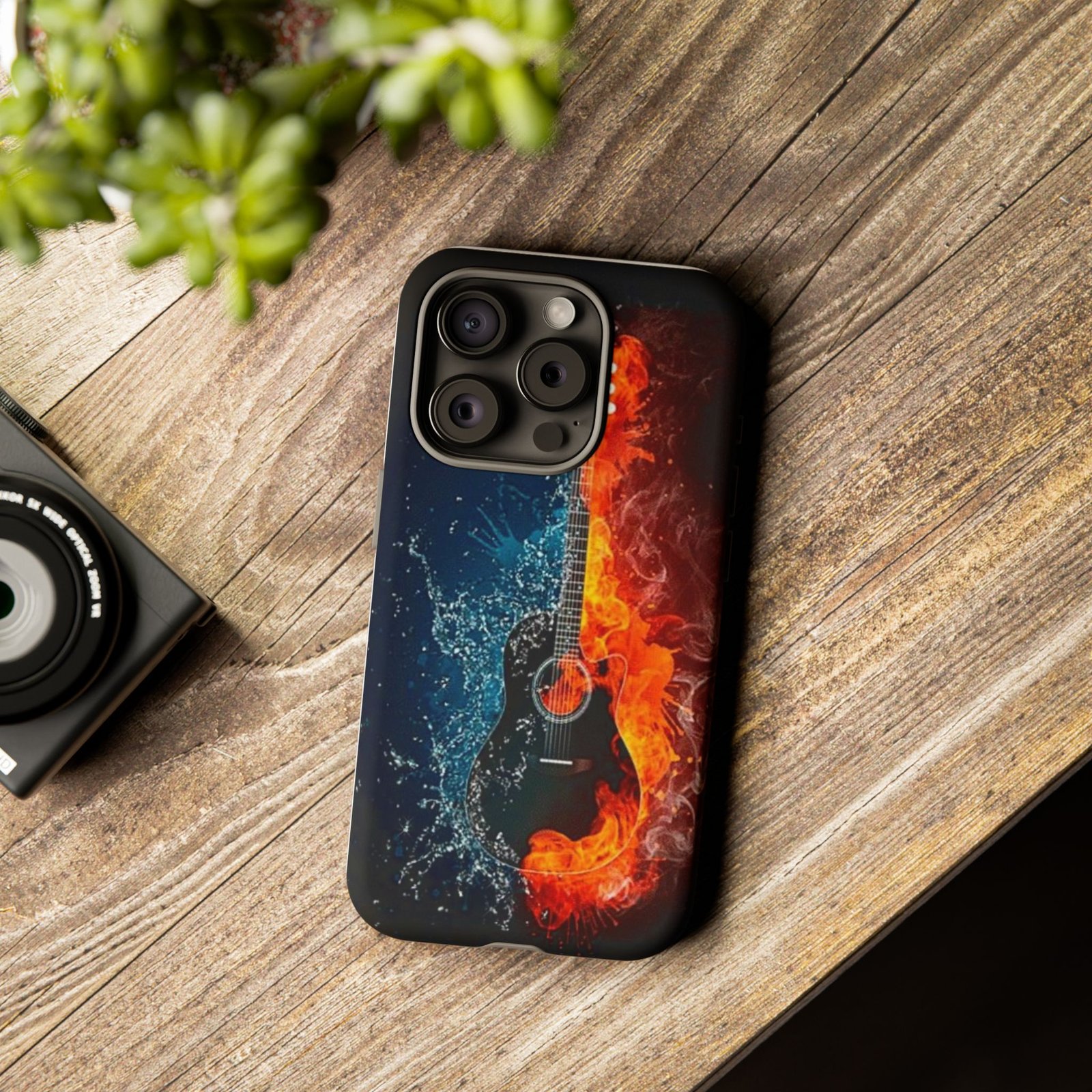 Fiery Guitar Phone Case - Artistic Protector, Music Lover Gift, Vibrant Accessory for Artists and Musicians, Personalized Tech Item, Unique - Image 92