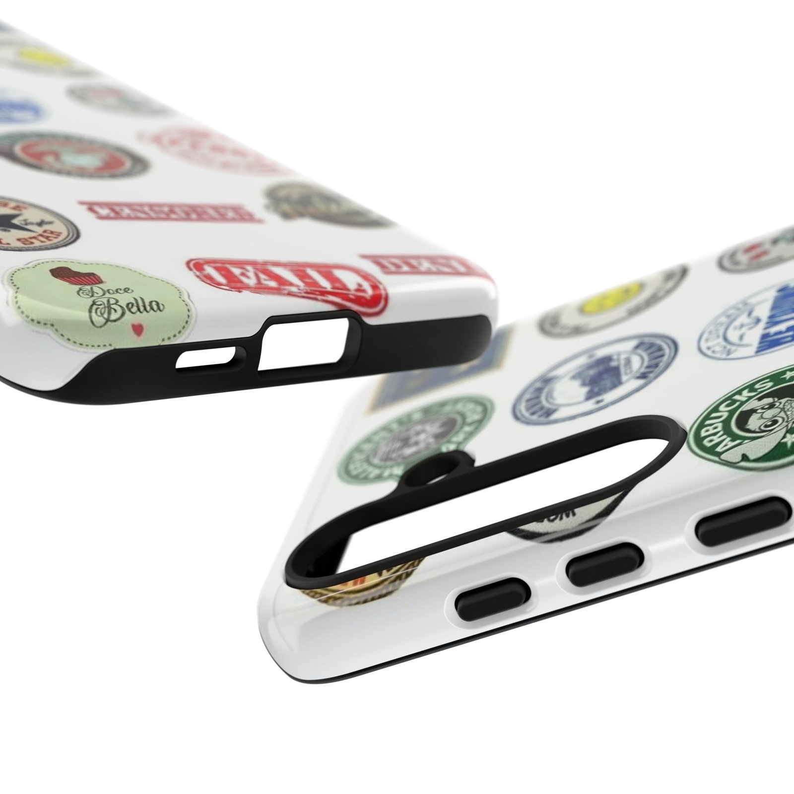 Vintage Patch Phone Case, Tough Cases, Retro Design, Unique Gifts for Coffee Lovers, Fun Cell Phone Cover, Hipster Accessory - Image 126