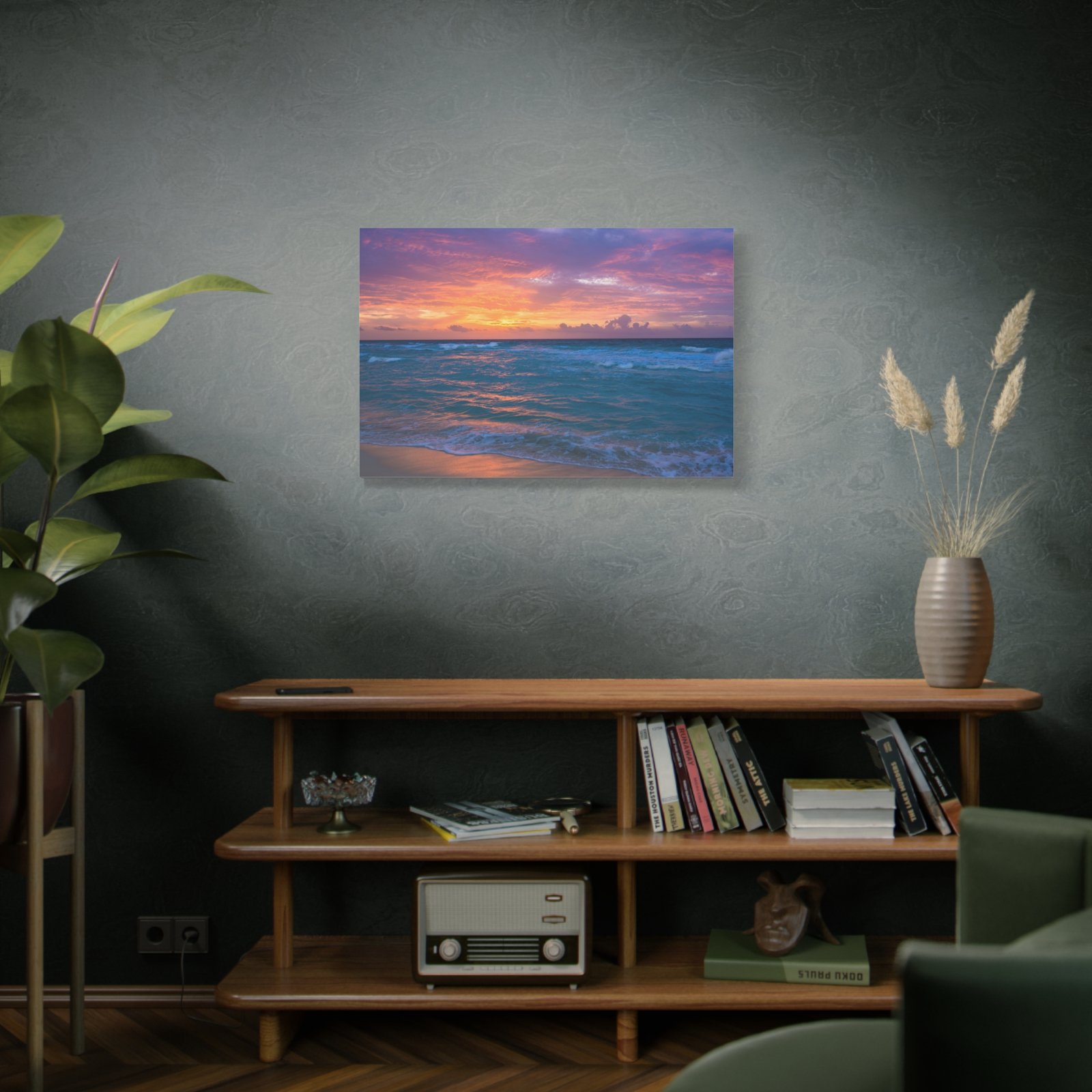 Beach Sunset Wall Art Canvas Print, Ocean Decor, Seascape Art Piece, Coastal Home Decor, Gift for Beach Lovers - Image 9