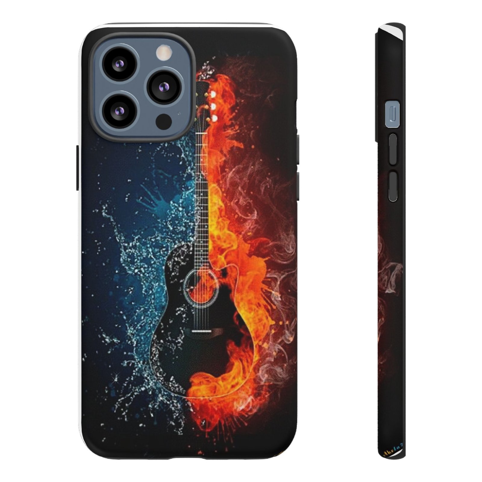 Fiery Guitar Phone Case - Artistic Protector, Music Lover Gift, Vibrant Accessory for Artists and Musicians, Personalized Tech Item, Unique - Image 19