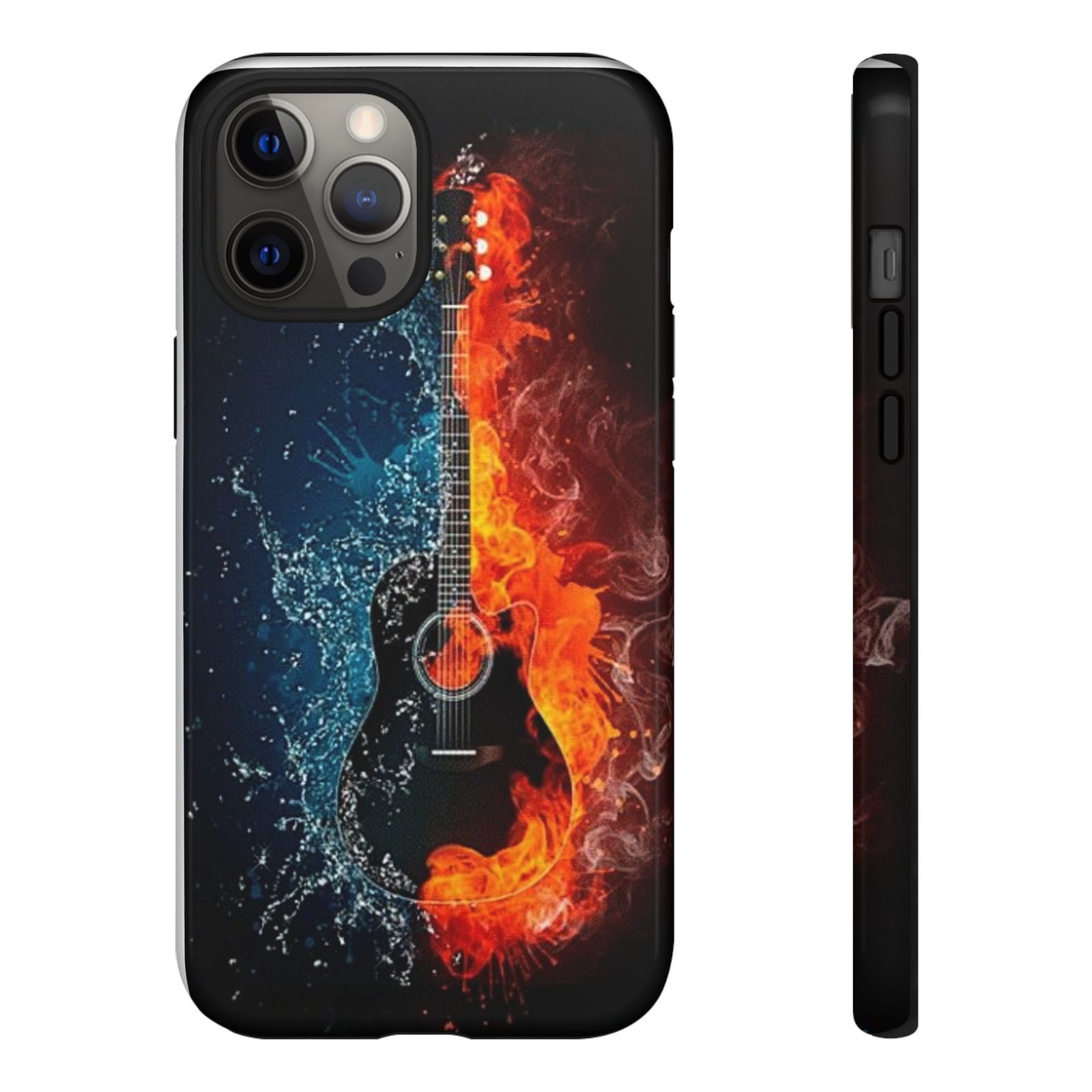 Fiery Guitar Phone Case - Artistic Protector, Music Lover Gift, Vibrant Accessory for Artists and Musicians, Personalized Tech Item, Unique - Image 7