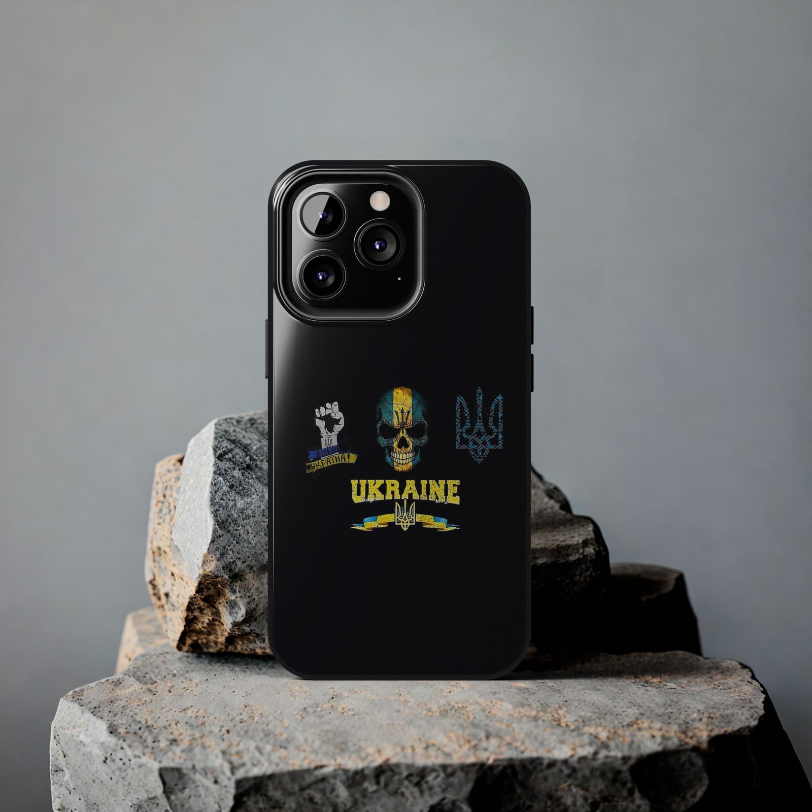 Flag Ukraine Flag Tough Phone Case, Protective Ukranian Flag Phone Cover, Strong Phone Case for Ukraine Lovers, Durable Leaf Phone Case - Image 4
