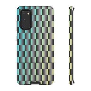 Vibrant Checkered Phone Case, Protective Phone Cover for Trendy Styles, Gift for Tech Lovers, Unique Mobile Accessory