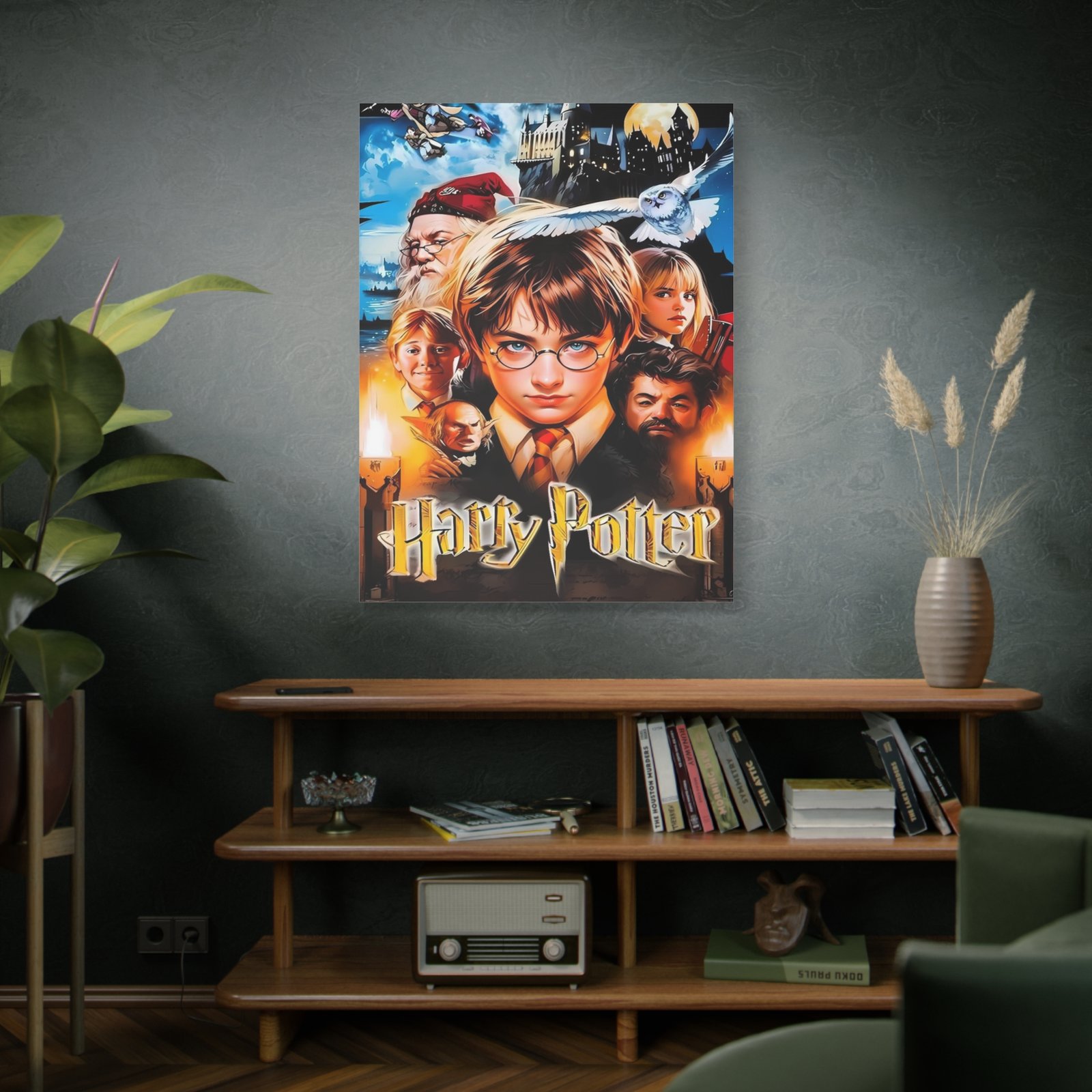 Harry Potter Canvas Print, Magical Wall Art, Wizard Room Decor, Harry Potter Gift, Kids Room Wall Art, Movie Poster Canvas - Image 10
