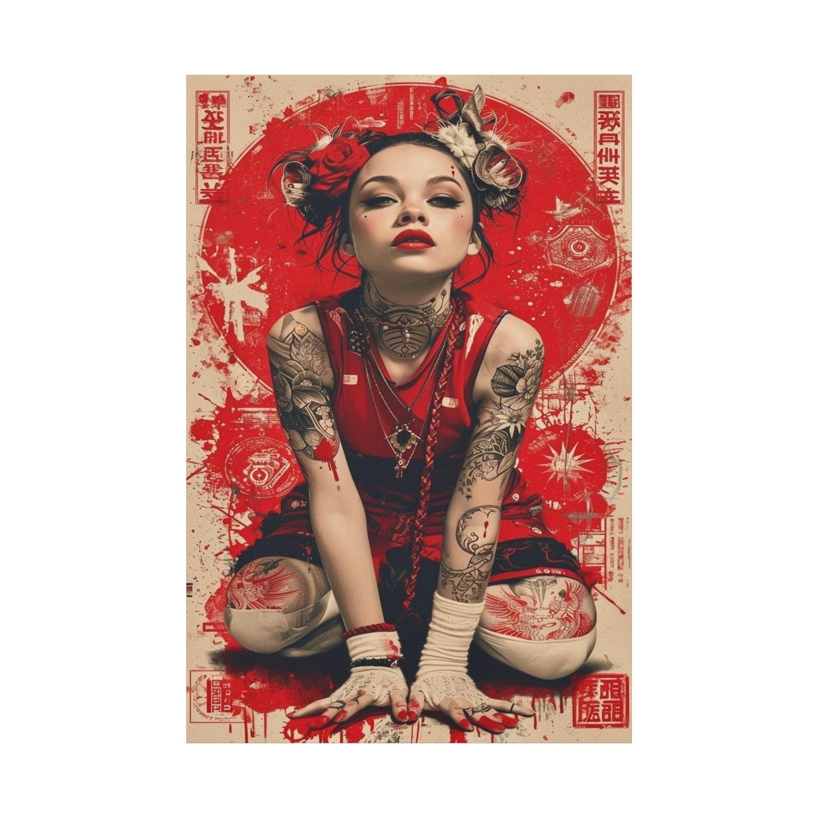 Stylish Canvas Art Print, Bohemian Home Decor, Wall Art for Living Room, Unique Gift for Art Lovers, Trendy Artwork for All Occasions - Image 2