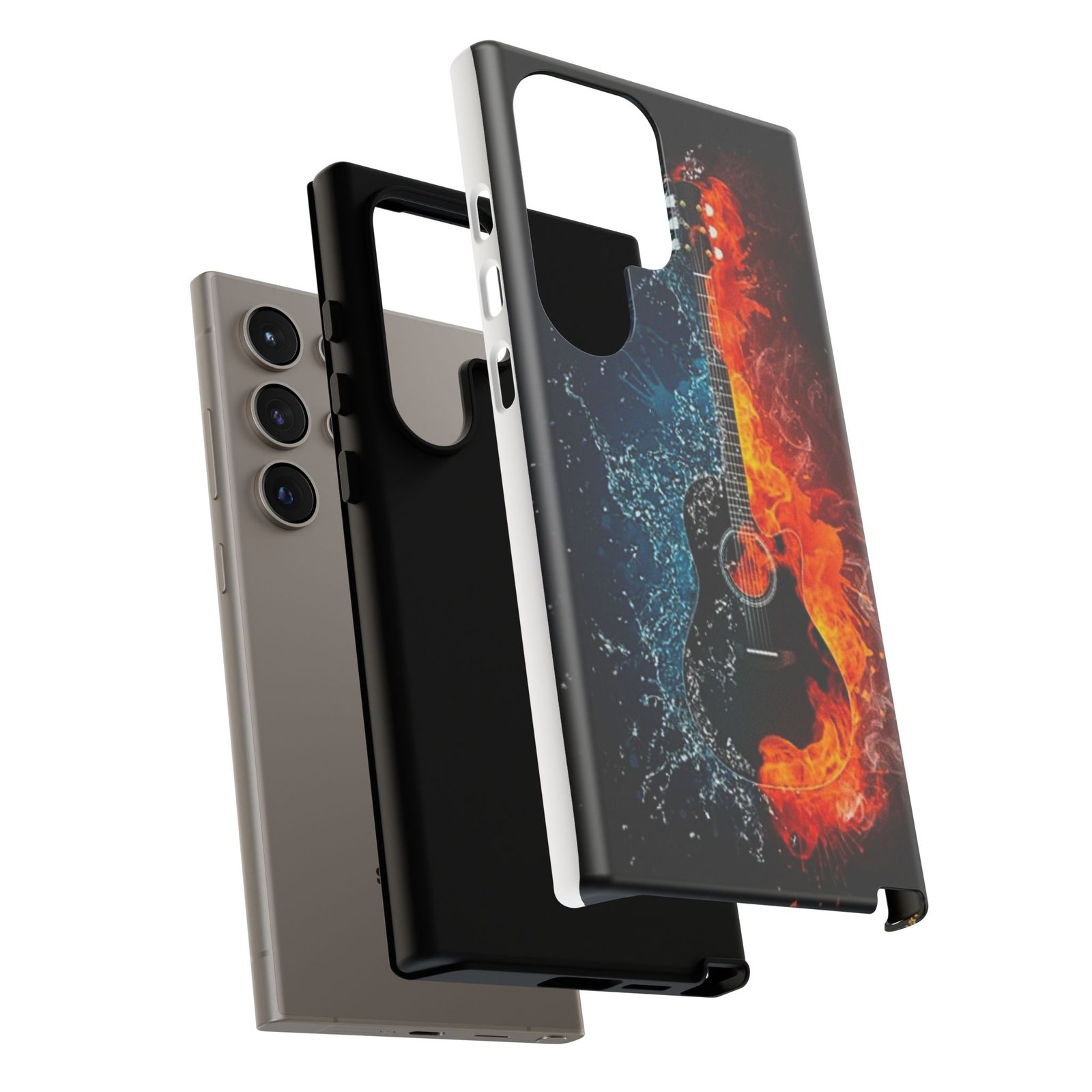 Fiery Guitar Phone Case - Artistic Protector, Music Lover Gift, Vibrant Accessory for Artists and Musicians, Personalized Tech Item, Unique - Image 119