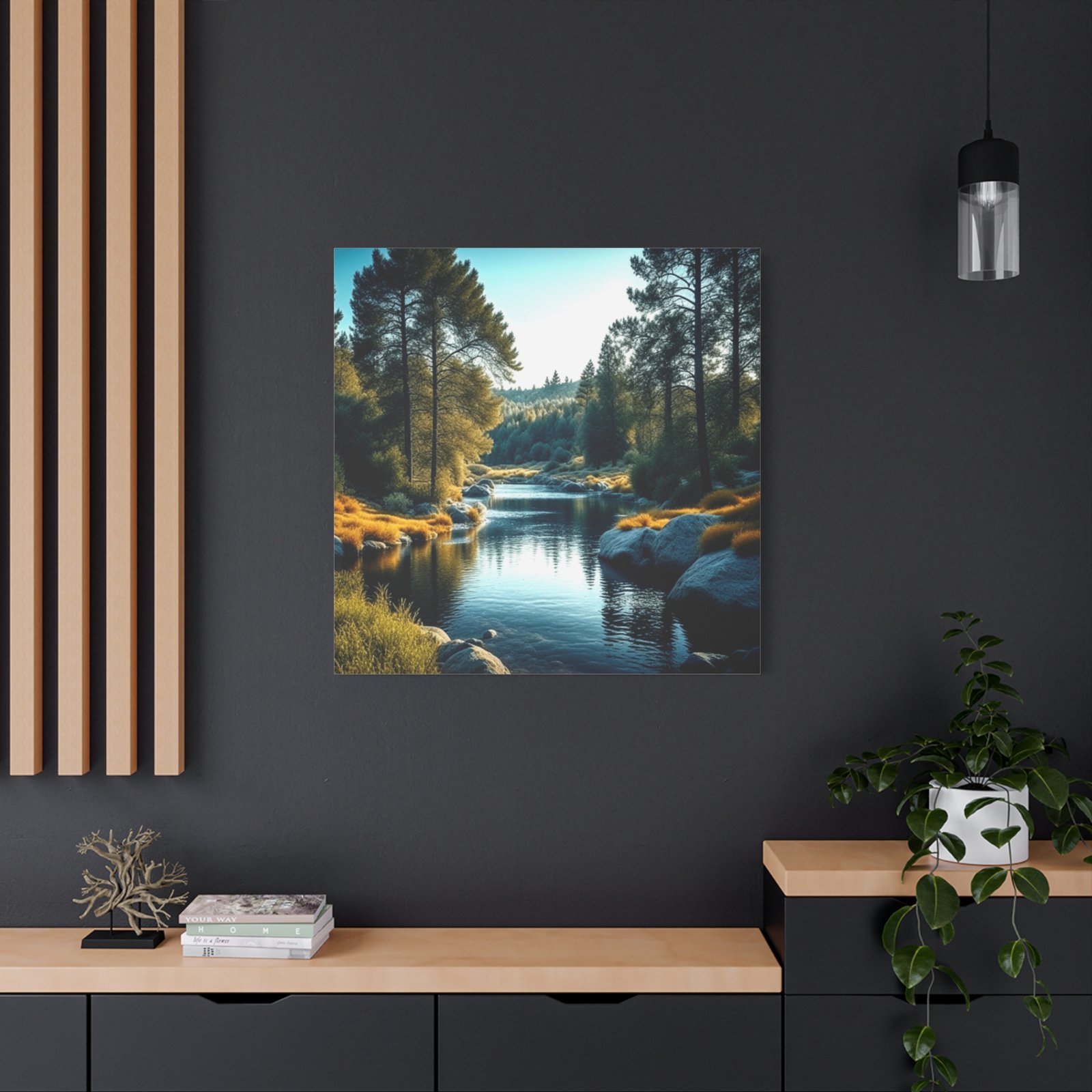 Forrest Scenic Nature Canvas Wall Art, Serene Landscape Print, Home Decor, Gift for Nature Lovers, Forest Artwork - Image 7