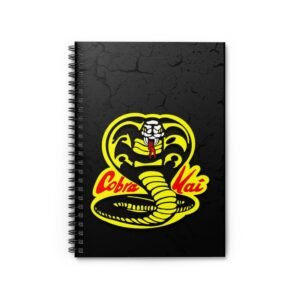 Cobra Kai Spiral Notebook - Ruled Line | Karate Inspired Notebook, Gift for Martial Arts Fans, School Supplies, Unique Journaling