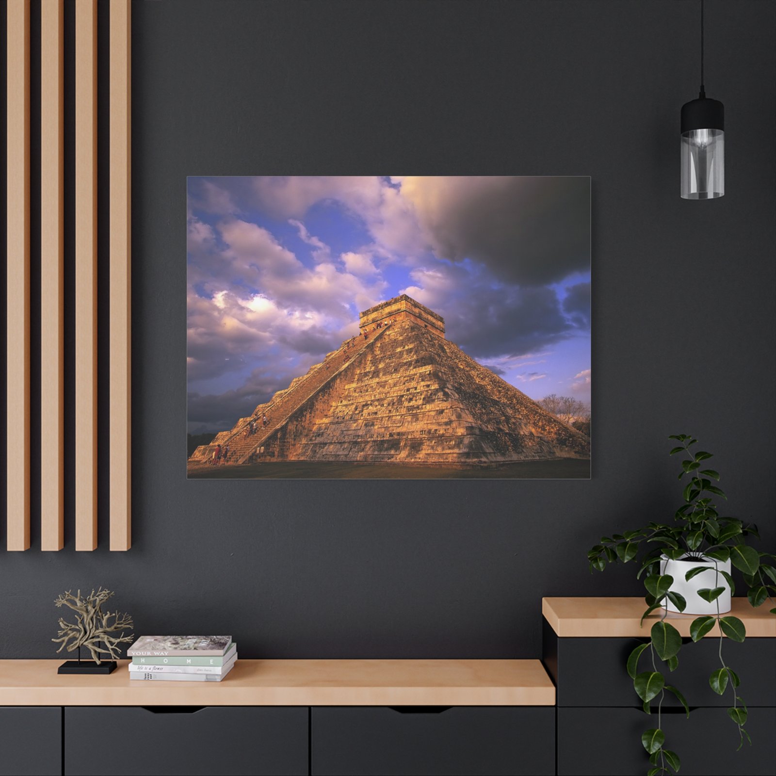 Mayan Pyramid Wall Art, Stunning Canvas Print, Home Decor, Gift for Travelers, Unique Wall Hanging, Chichen Itza Art - Image 6