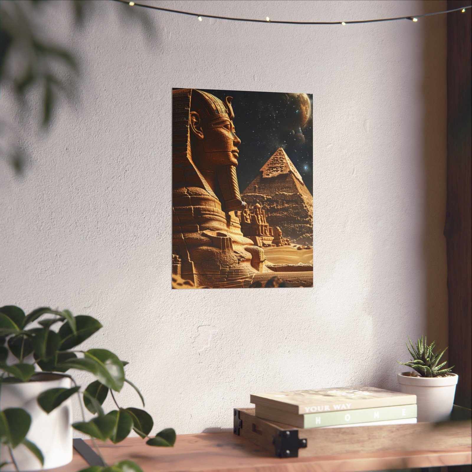 Ancient Egypt Matte Poster, Egyptian Art Print, Pyramid Wall Decor, Home Office Aesthetic, Gift for History Lovers - Image 7