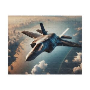 US f35 Aviation Puzzle  Soar through the Skies, Perfect Gift for Aviation Lovers, Family Fun Activity, Airplane Decor