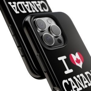 Canada Flag Tough Phone Case, Protective Canadian Flag Phone Cover, Strong Phone Case for Canada Lovers, Durable Leaf Phone Case
