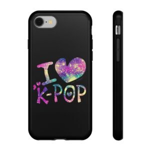 K-Pop Love Phone Case, Tough Phone Cover, Galaxy Print Case, Gift for K-Pop Fans, Cute Phone Accessory
