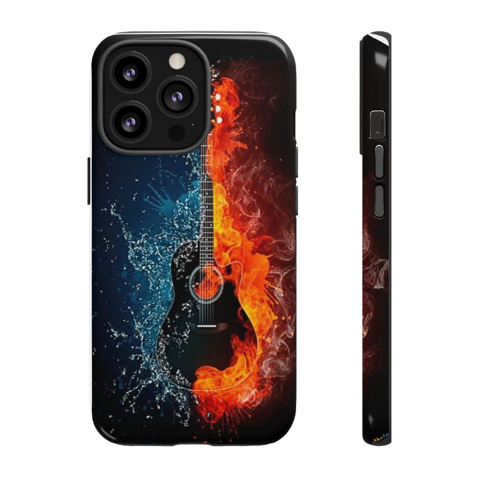Fiery Guitar Phone Case - Artistic Protector, Music Lover Gift, Vibrant Accessory for Artists and Musicians, Personalized Tech Item, Unique - Image 15
