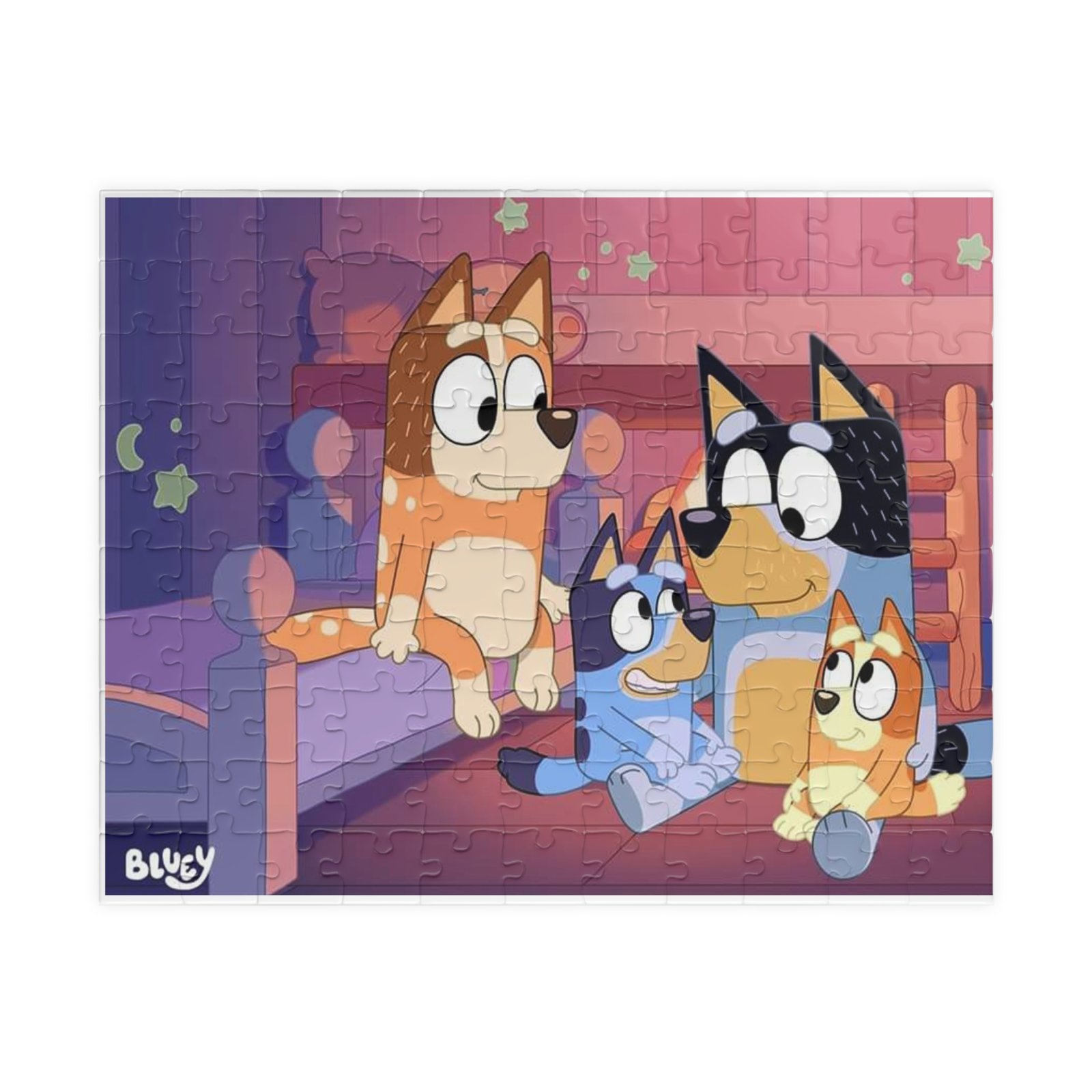Bluey Family Puzzle - Fun for Kids & Adults, 110-1014 Pieces, Perfect Family Activity, Educational Gift, Playtime Entertainment
